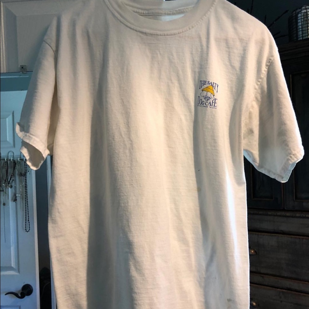 White salty dog tee shirt